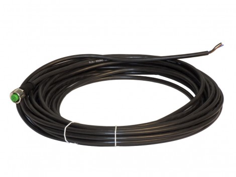 CABLED WIRE M12 4P F 0,34 10MT