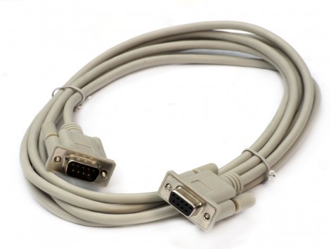 ASS. SERIAL EXT CABLE  SUB-D 9P M/F L=3MT